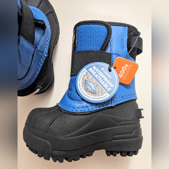 COLUMBIA, Bugaboot Celsius Boots - ToddlersBright Indigo/Black, Size 5T - Picture 4 of 9